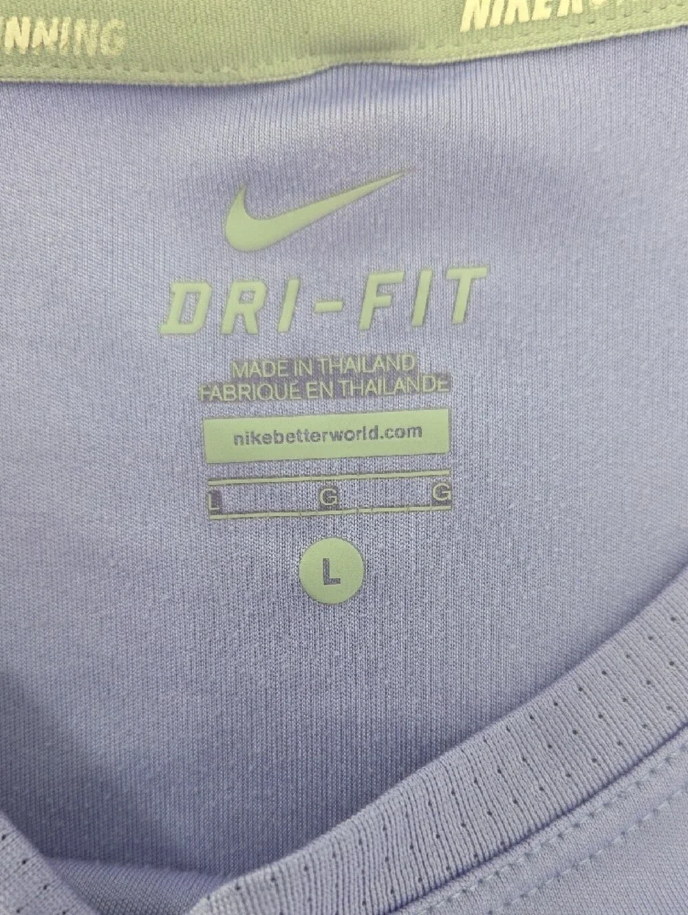 Nike Lavender Dri-FIT Short-Sleeve Performance Tee